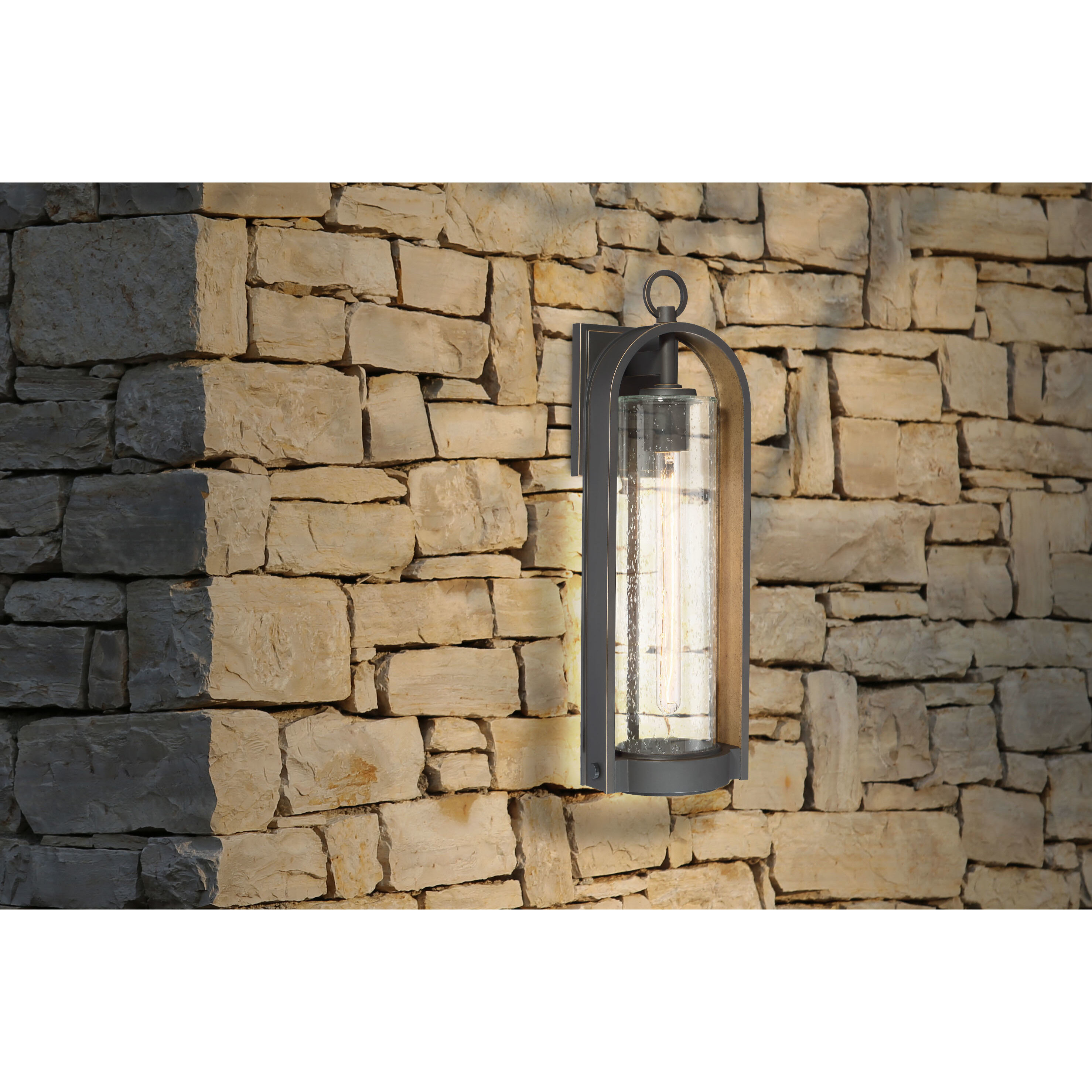 Kamstra 1 Light 21 inch Oil Rubbed Bronze/Gold Outdoor Wall Mount, Great Outdoors